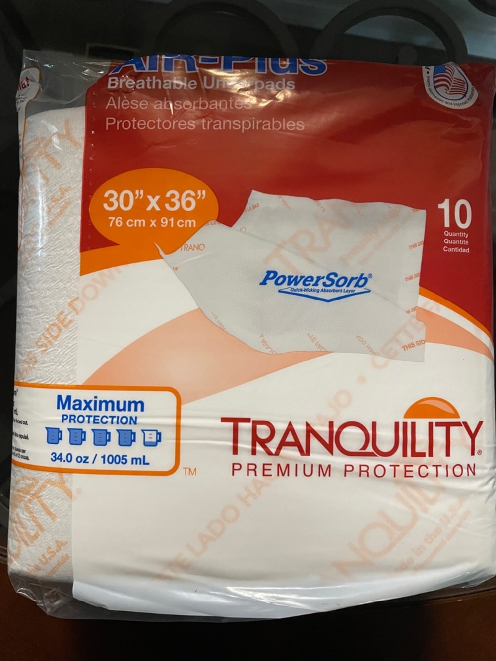 Tranquility by Colorado Clothing Premium Protection Under Pads (NEW, SEALED)